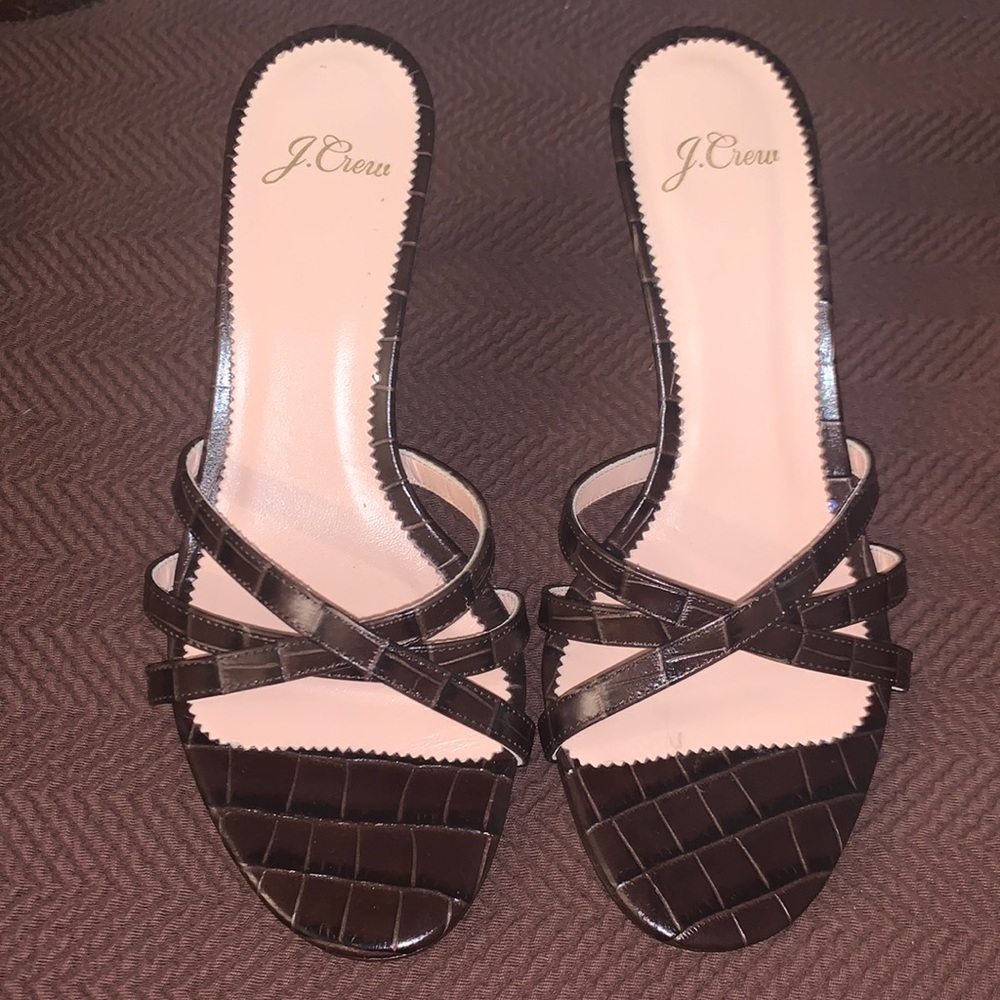 J.crew size8 new heel-sandals